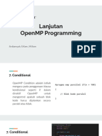 08 Lanjutan OpenMP Programming