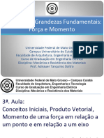 Apresentação Da 3a. Aula - Unidade 1 - Grandezas Fundamentais - Revisão