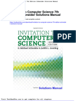 Full Download Invitation To Computer Science 7th Edition Schneider Solutions Manual