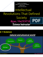 Intellectual Revolutions That Defined Society