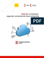 Guia Per A Empreses Sobre Cloud Computing: Implicacions de Seguretat I Privacitat (Versió Catalá)