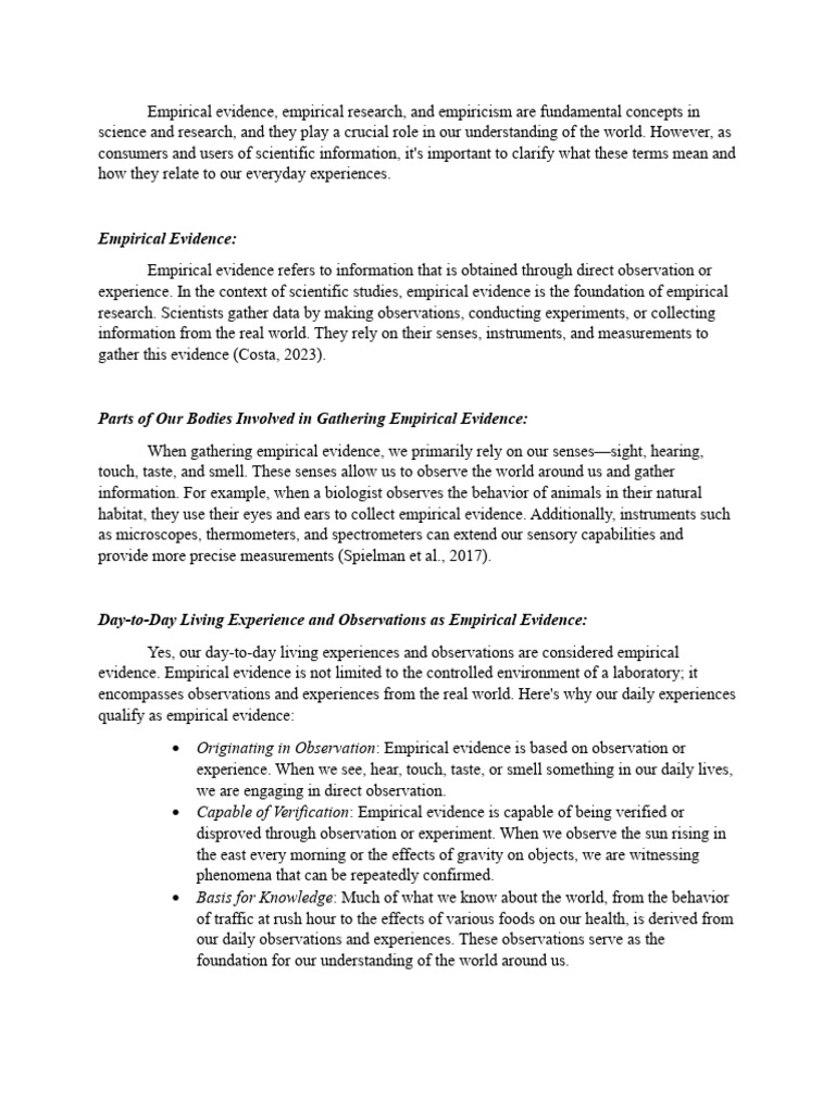 Psyc1504 df1 pdf empirical evidence observation