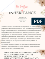 Patterns of Inheritance