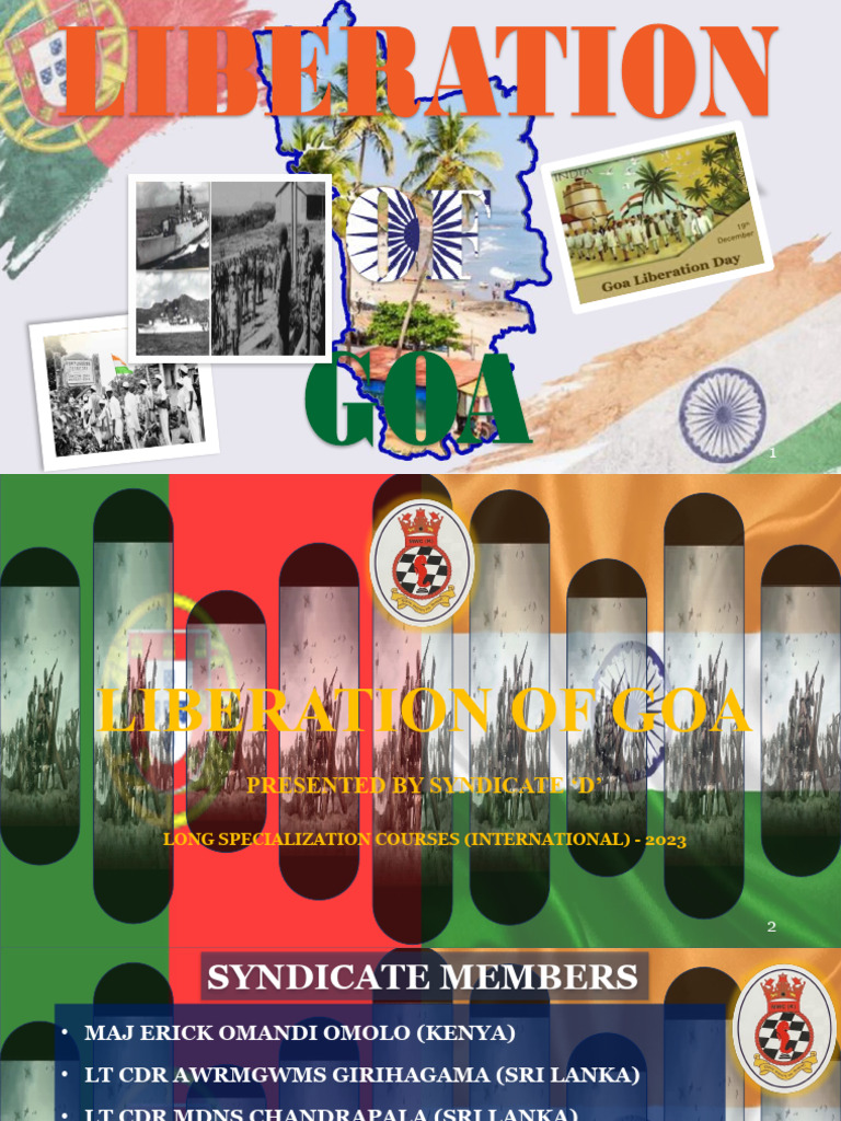 Liberation of GOA PDF International Relations Military