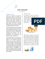 Diet Report MS
