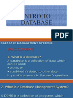 Intro To Database