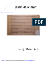 El Réquiem de Mozart. Luis Javier Mateo Acín
