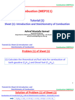 Tutorial-1-Combustion - MEP311-Sheet-1