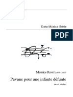 Ravel-Pavane Infante Defunte 4 Violoes