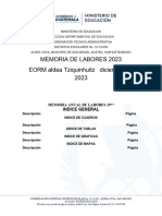 MEMORIA DE LABORES Guatemala