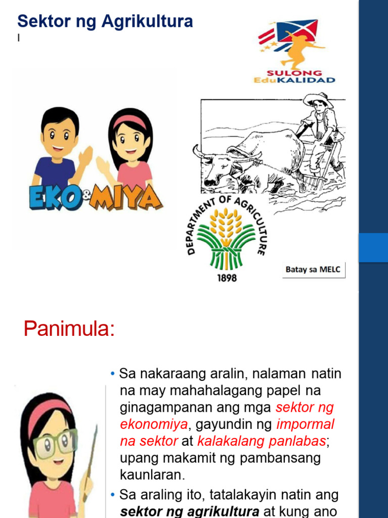 Sektor NG Agrikultura | PDF