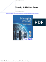 Full Download Managing Diversity 3rd Edition Barak Test Bank