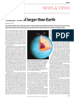 Water World Larger Than Earth: News & Views