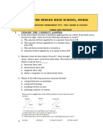 Force and Friction Worksheet For Grade 8