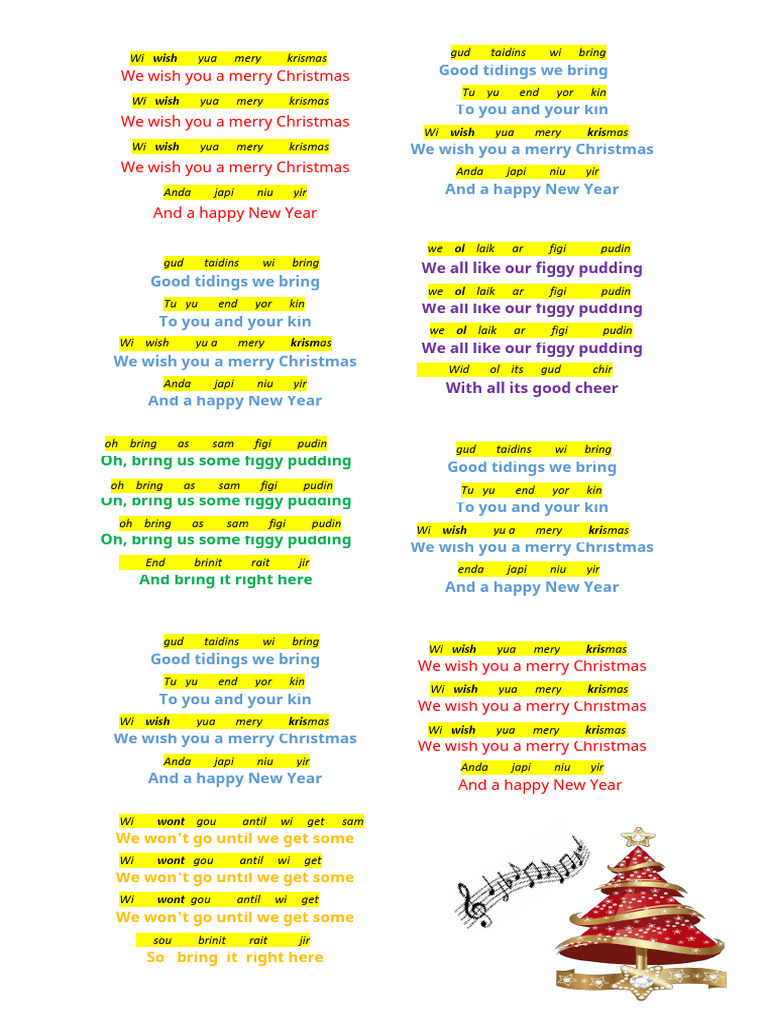 Heavy and merry christmas letra pdf