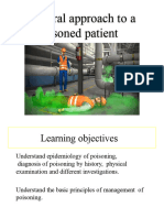 General Approach To A Poisoned Patient