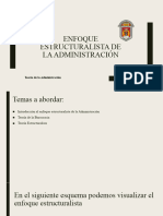 Capítulo 6 Enfoque Estructuralista de La Administración - Modelo Burocrático y Teoría Estructuralista de La Administración-1