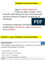 Logic Statement and Quantifiers