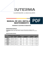 Manual Radiadores Electricos E Radiator Euterma 2019