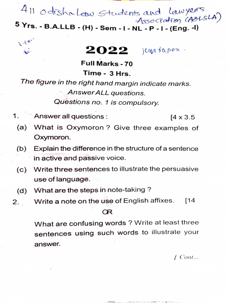 Madhusudan law university 1st semester pyq ballb 2022 pdf sociology