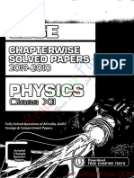 Arihant CBSE CHAPTERWISE Solved Paper 2019 - 2010 Physics 12