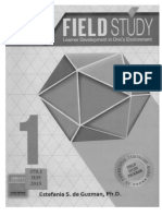 Field Study 1, Observation Forms, OBE 2
