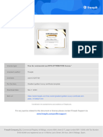 License Gradient Golden Luxury Certificate Template 16136027