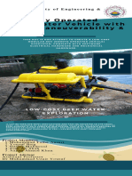 Remotely Operated Underwater Vehicle With 4 DOF Manuv