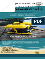 Remotely Operated Underwater Vehicle With 4 DOF Manuv