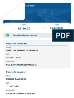 Valor Data: Comprovante de Pix Enviado