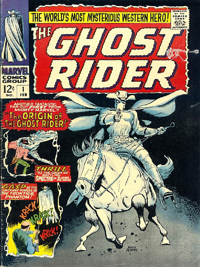 Origin of The Ghost Rider! - Ghost Rider, Volume 1, 1967 | PDF