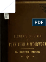 Elements of Style in Furniture and Woodwork, Being a Series of Details of the Italian, German Renaissance, Elizabethan, Louis XIVth, Louis XVth, Louis XVIth, Sheraton, Adams, Empire, Chinese, Japanese, And Moresque Styles