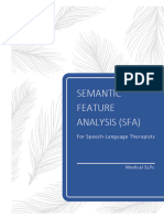 Semantic Feature Analysis