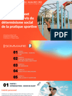 La Place Du Street Workout Vis A Vis Du Déterminisme Social de La Pratique Sportive