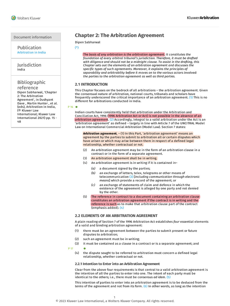 Arb Agreement PDF