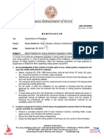 Florida DOE 2015 Best Practices For Voting System Upgrades or New Installations