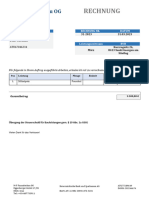 Rechnung 31 - Fassadenbau Marinko GMBH