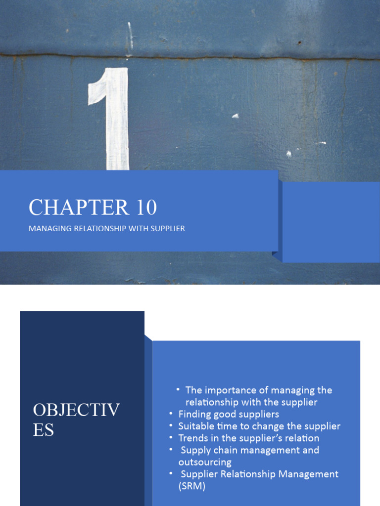 Supplier Relationship Management Essentials | PDF | Supply Chain ...