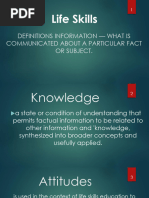Life Skills Teaching Guide | PDF | Learning | Cognition