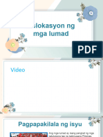 Dislokasyon NG Mga Lumad