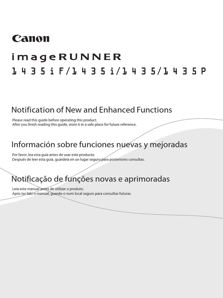 Imagerunner 1435if PDF Computer Network Ip Address