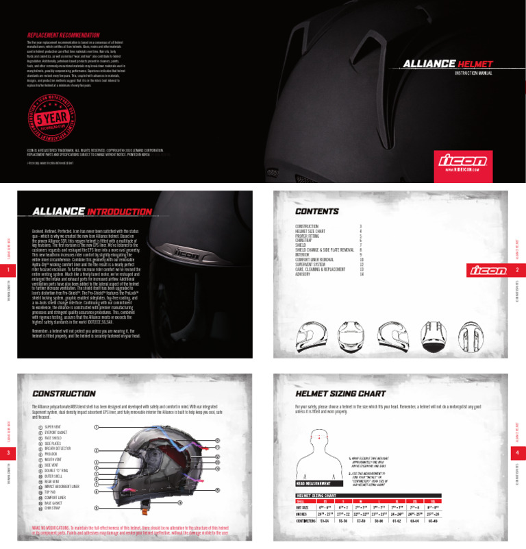 Alliance Instruction Manual | PDF | Materials