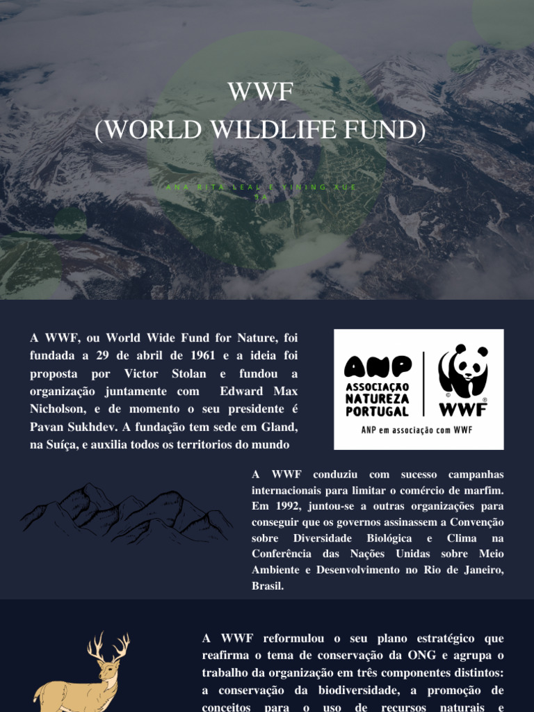 História e Missão da WWF | PDF