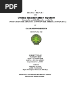 A PROJECT REPORT On Online Examination System