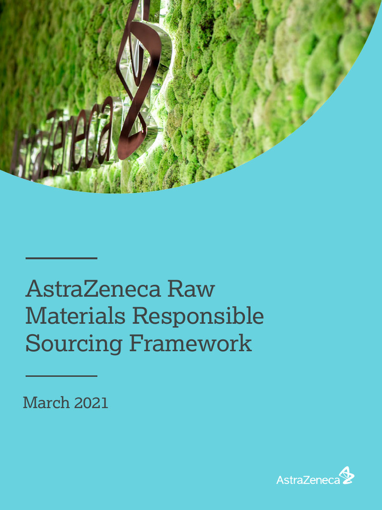 RawMaterialsResponsibleSourcingFramework PDF Supply Chain