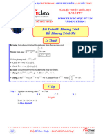 Bài Toán 05 - Phương Trình - Bất Phương Trình Mũ - Đề Bài