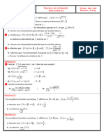 1 FX XX X : Exercices de Révisions (2) Pour Le DS2-S2