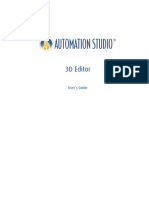 Automation Studio 3D Editor Guide