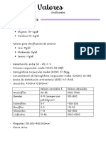 Valores ML Final