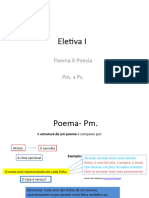 Eletiva I - Poema X Poesia